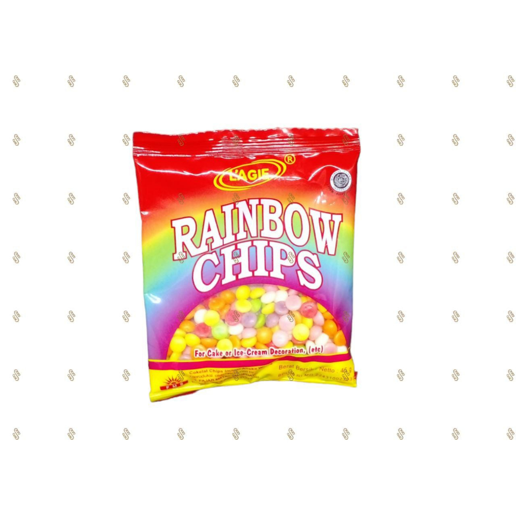 

L'agie Rainbow Chips 45gr - Pak Isi 6 Sachet