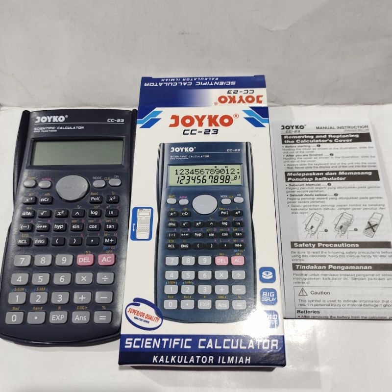 

KALKULATOR SCIENTIFIC MURAH | KALKULATOR SCIENTIFIC JOYKO CC-23