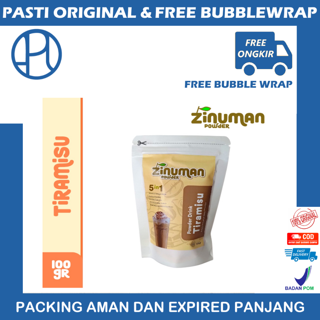 ZINUMAN POWDER RASA TIRAMISU 500GR