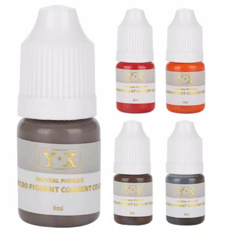 tinta sulam alis dan bibir yx mudah masuk kedalam kulit  natural pigment Y. X