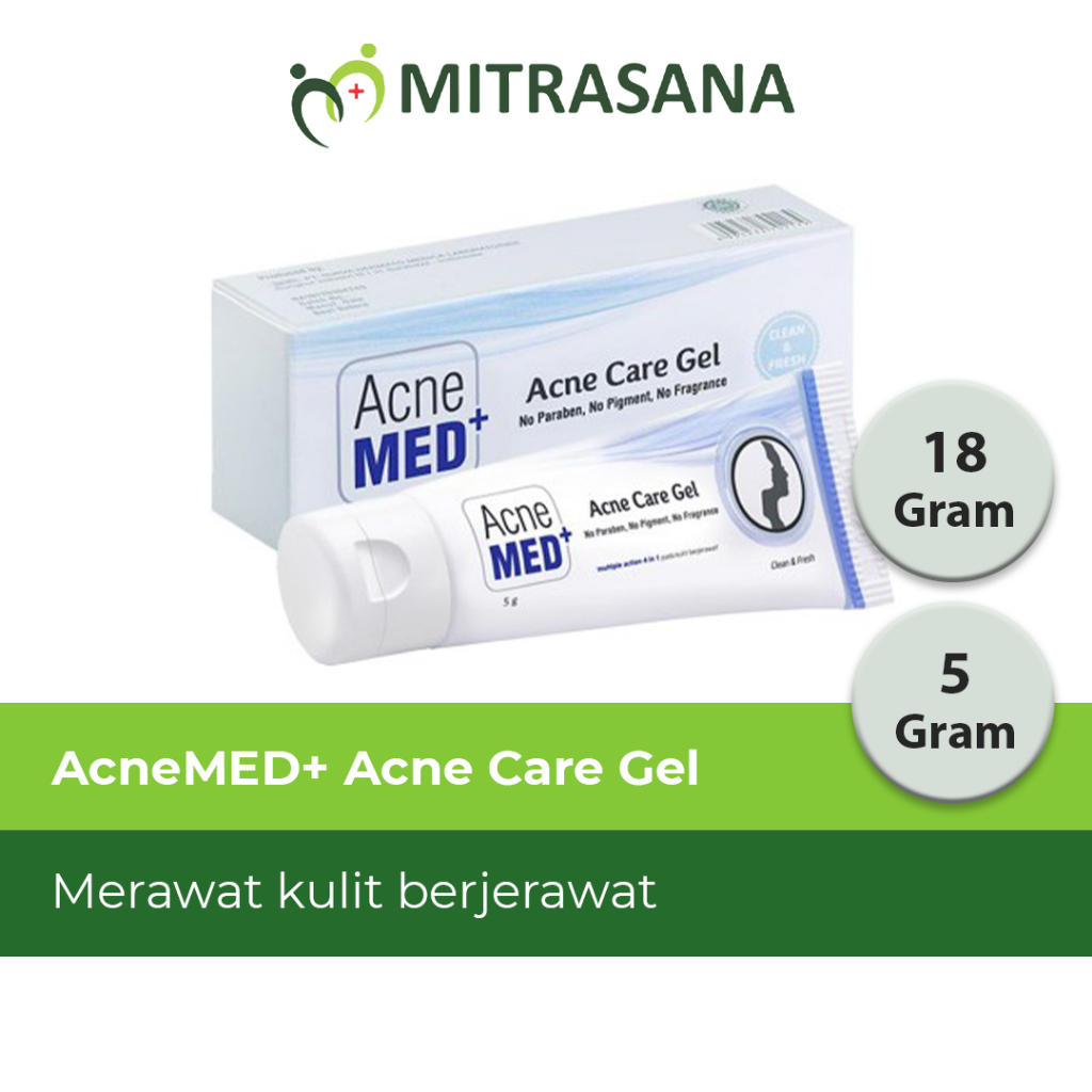 Acnemed Acne Care Gel 5 gr &amp; 18gr - Obat Jerawat