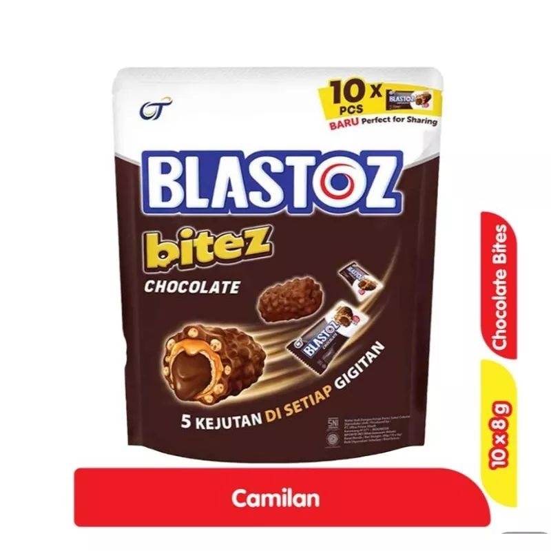 Blastoz bitez wafel roll pack isi 10 pcs