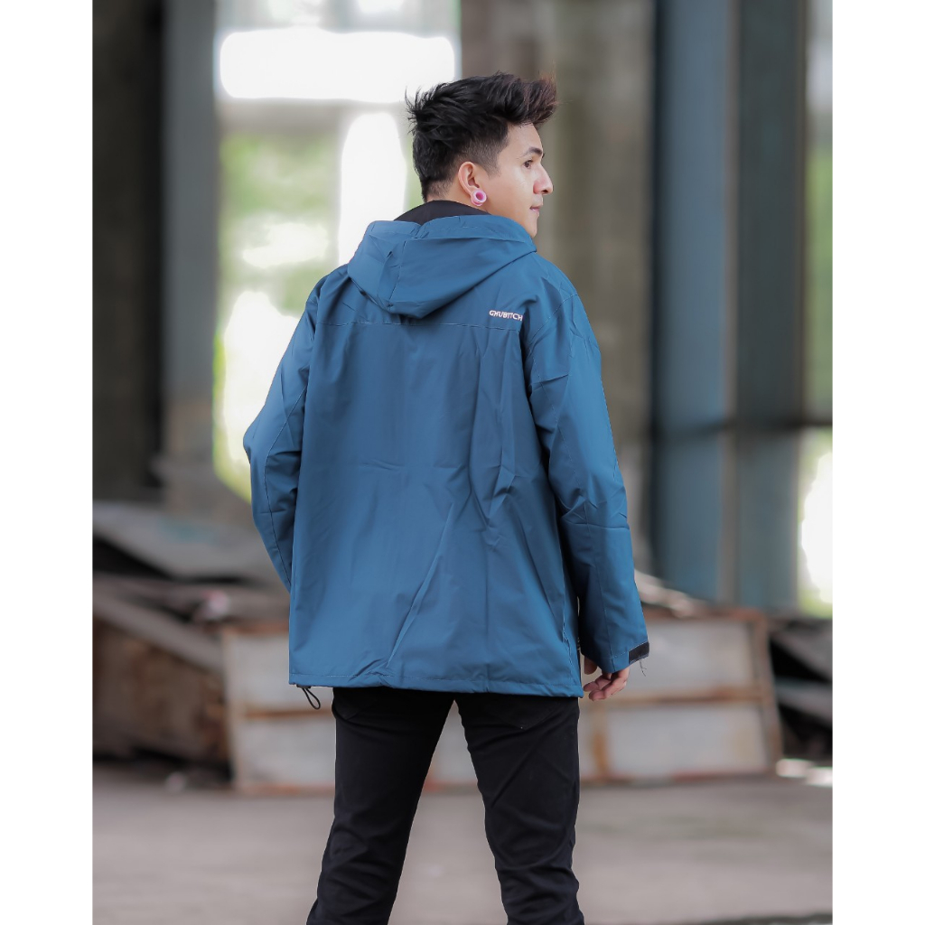 JAKET PARKA SIMPLE PETROL 02 - JAKET PARKA OUTDOOR - JAKET GUNUNG SIMPLE - JAKET PARKA PARASUT - JAKET MOTOR - JAKET HIKING
