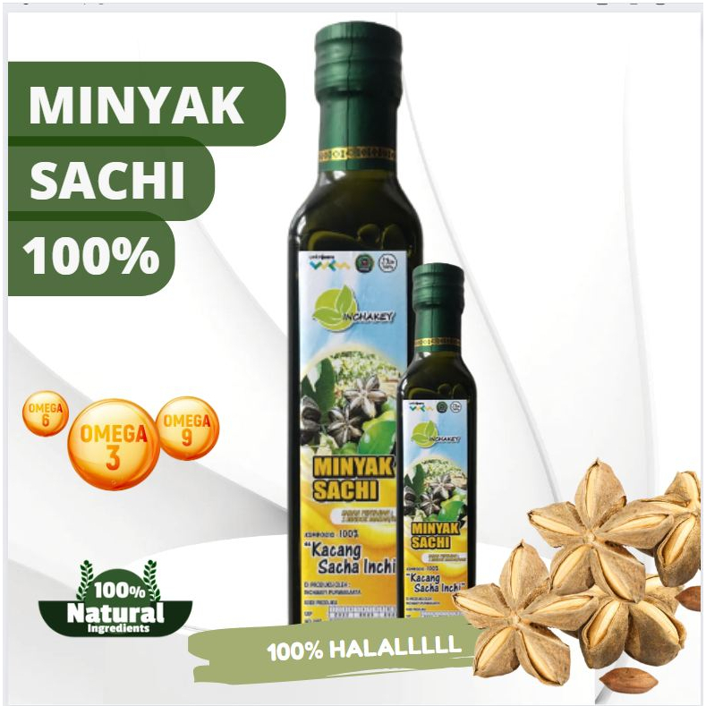 

minyak sacha inchi 250ML minyak sacha inchi oil minyak sanca inci