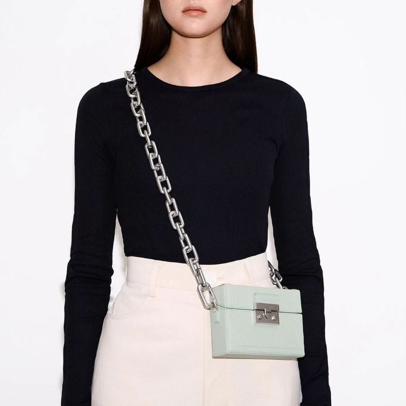 CK Chain Strap Boxy Bag