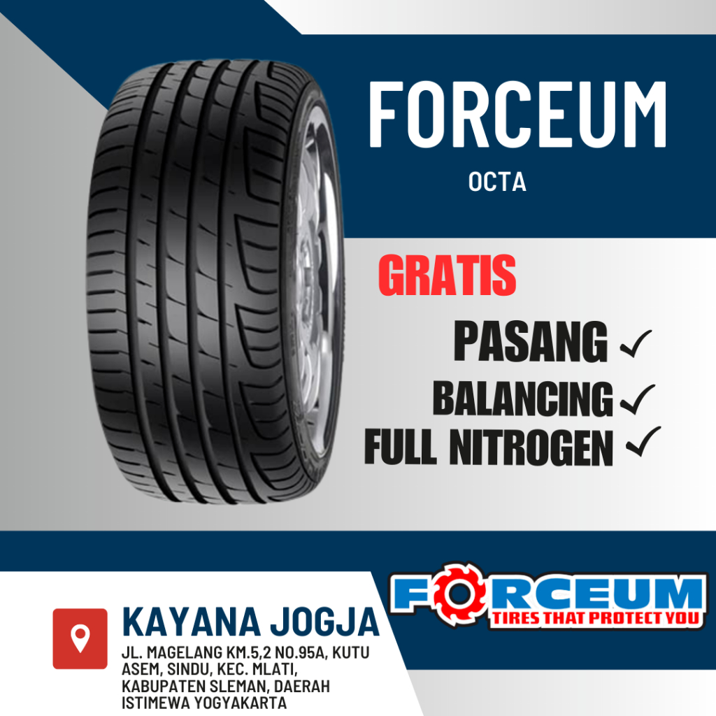 Ban Mobil Tubles 245/35 R20 FORCEUM OCTA 245 35 Ring 20 Tubeless