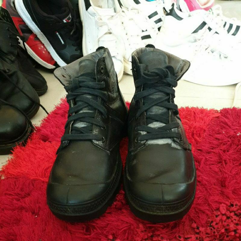 sepatu boots kulit PALLADIUM size 39 insole 25 cm ORIGINAL