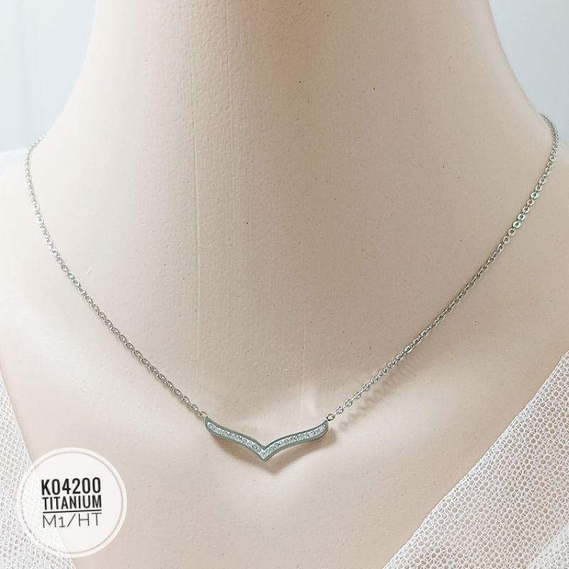 Kalung titanium rantai fuji K04200