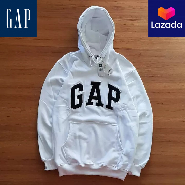 HOODIE GAP PUTIH HOODIE CASUAL SWEATER PRIA WANITA TERBARU BAHAN KATUN TEBAL