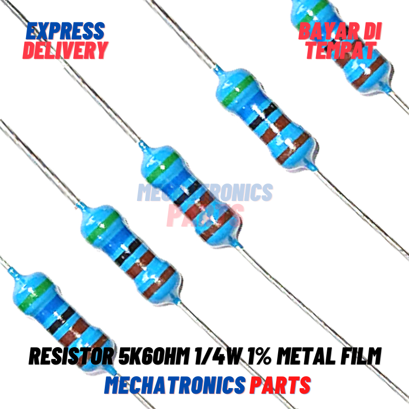 RESISTOR 5K6 OHM 1/4W 1% METAL FILM