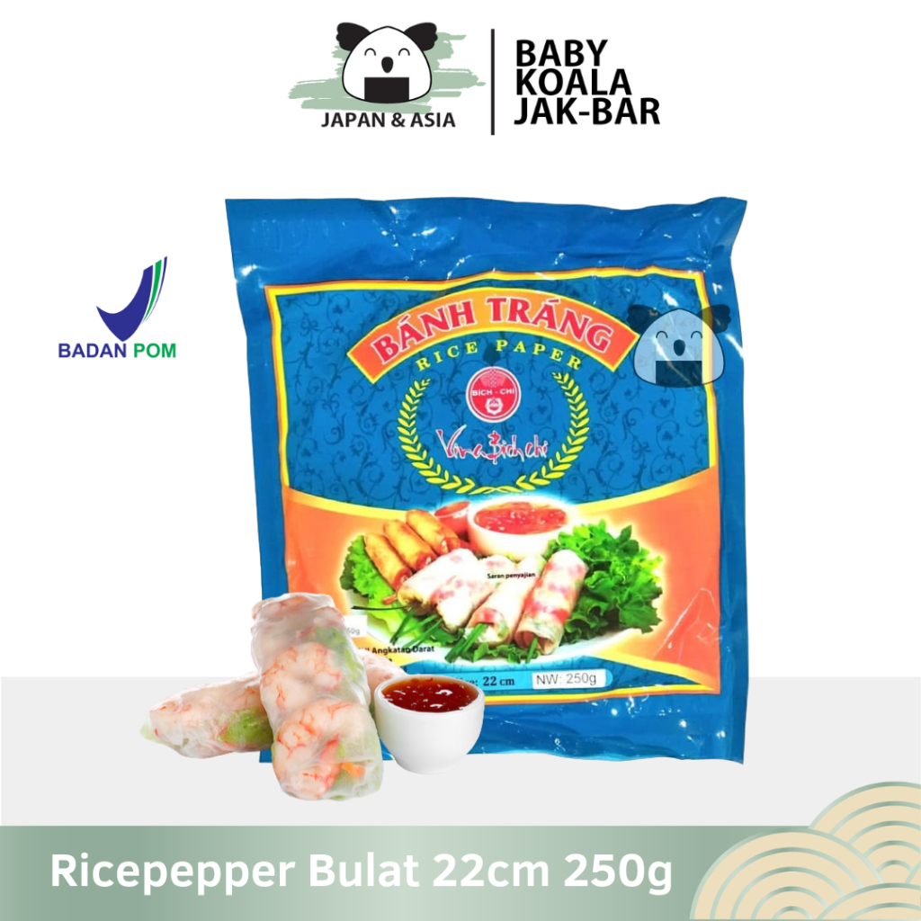 

BHAN TRANG Vietnam Rice Paper 16 & 22 cm 250 g │ Kulit Lumpia Springroll Importt