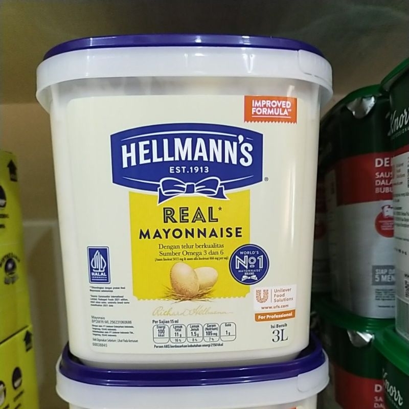 

Mayonnaise Hellmann's uk 3lt