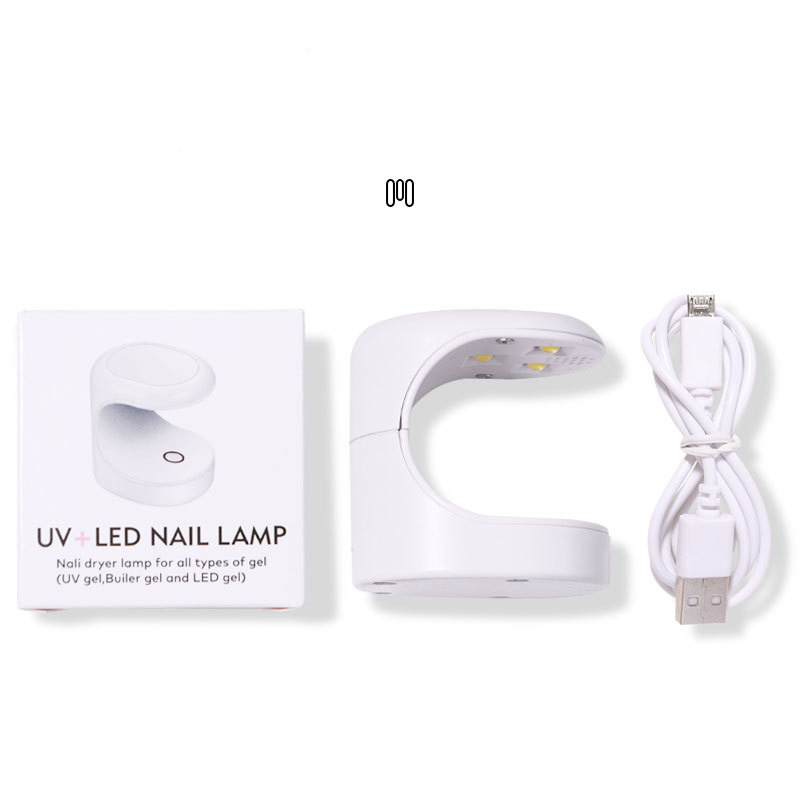 Pengering Kutek Kuku Mini 3 LED UV 16W Nail Dryer Cepat Kering 60 x 50 x 62 mm