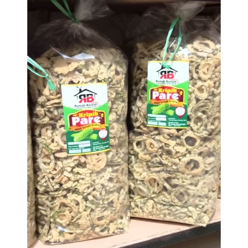 

Kripik Pare Crispy Tidak Pahit 1kg