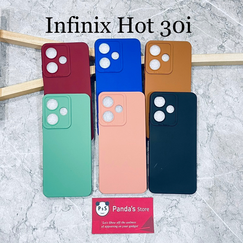 Softcase Pro Camera Infinix Hot 30i Candy Case Full Color 3D Silikon TPU