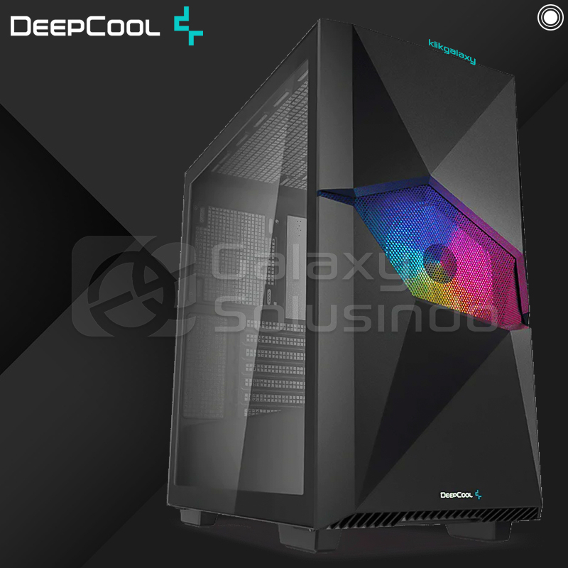 DeepCool CYCLOPS Tempered Glass E-ATX Gaming Case - Black