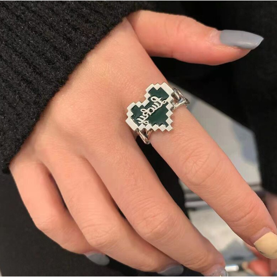 COD✨Cincin Retro Model Terbuka Dapat Disesuaikan Gaya Vintage Elegan Untuk Wanita TN