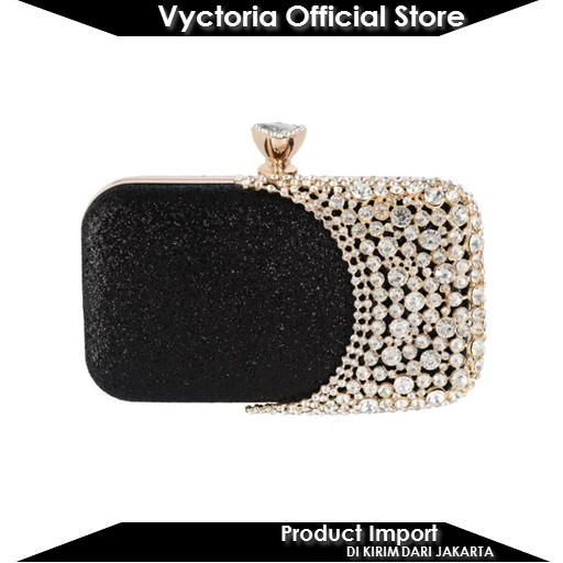 (COD) Vyctoria VOS12102 Tas Pesta Wanita Elegan Import JT12102 BQ3185 GT1889 CR7803 EL5555 12102 3185 1889 7803 5555