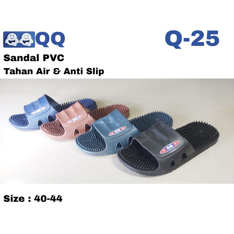 Sandal Pria Q-25 Sandal Rematik Anti Slip