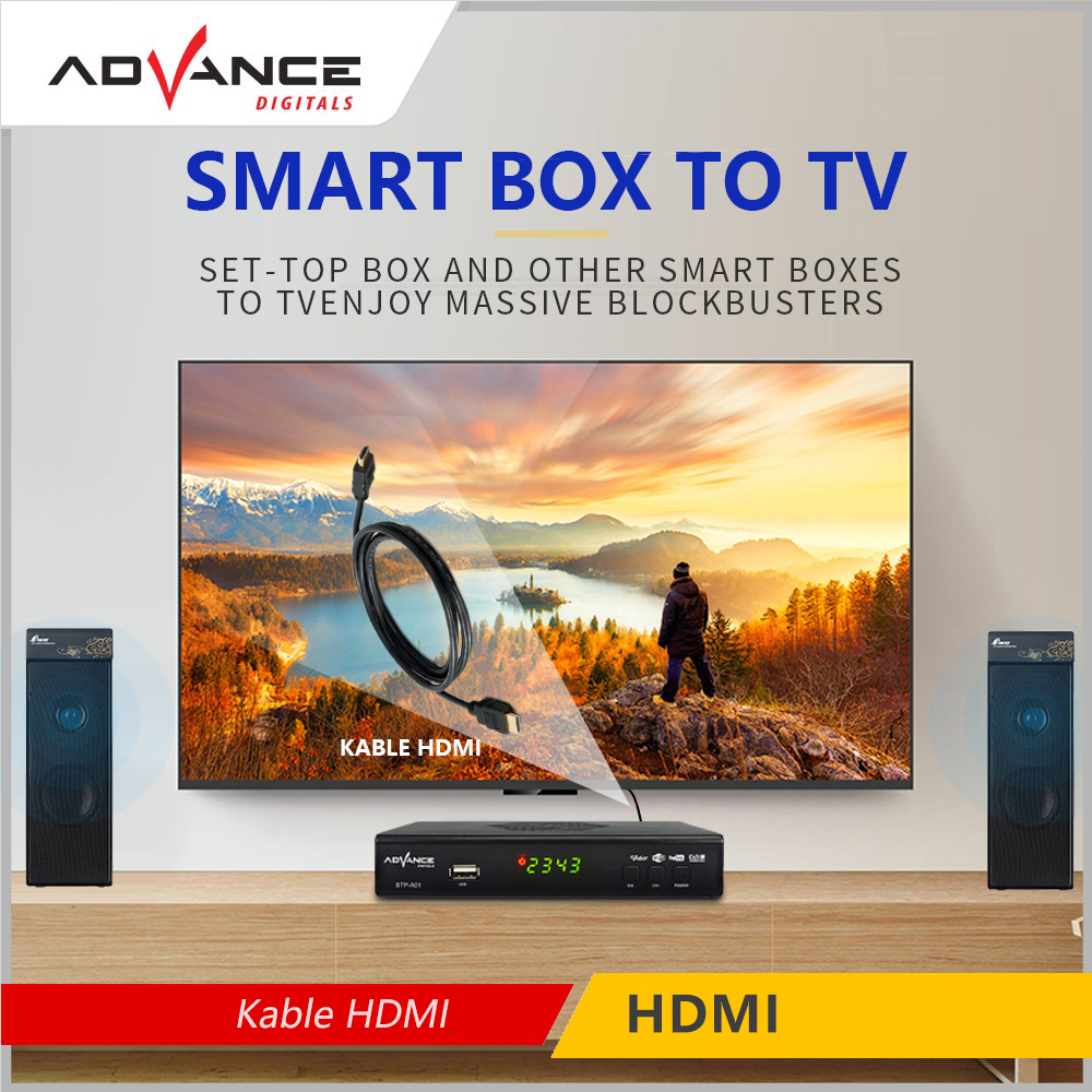 ADVANCE Kabel HDMI To HDMI Support Set Top Box / Play Station / Laptop / Monitor