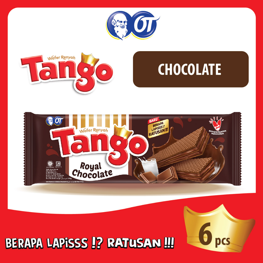 

WAFER TANGO COKLAT 120GR - [ISI 6PCS].