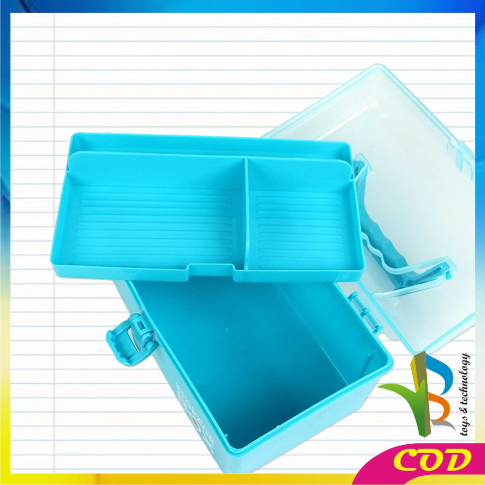 RB-C831 Tempat Kotak Penyimpanan Box Perhiasan Serbaguna Kotak Obat Tool Box / Kotak Mainan Perkakas Box Organizer Storage