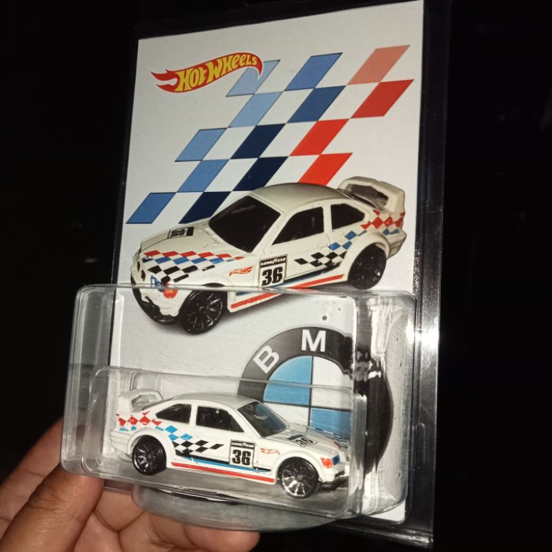 Custom Card Rare BMW M3 GTR White Free Protector Hw Hot Wheels Hotwheels Bday Gift Hadiah Kado Unik 