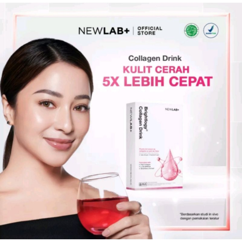 Minuman Pemutih Badan NEWLAB COLLAGEN DRINK 250gr ORI minuman kolagen