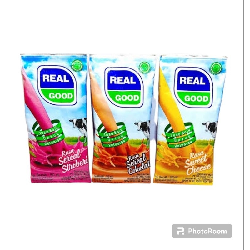 Susu UHT Bantal Real Good besar 150 ml