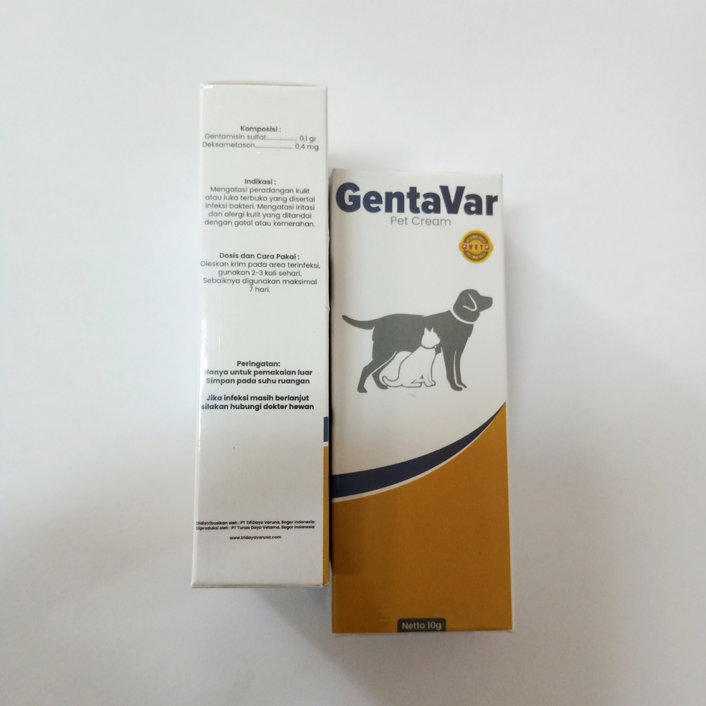 Gentavar 10gr Obat Luka Kucing Anjing Salep Cream, Salep Luka