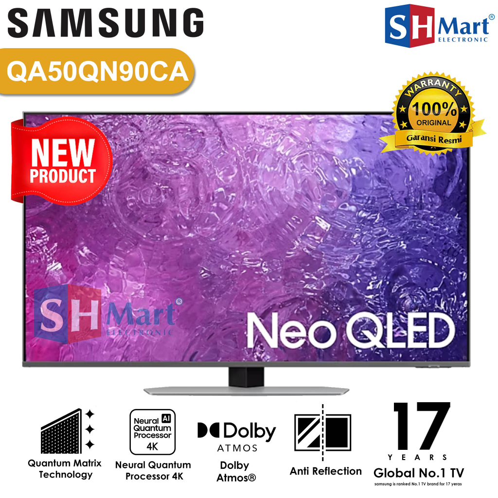 SMART TV SAMSUNG 50 INCH NEO QLED 50QN90C 4K UHD QA50QN90CAKXXD NEW 2033 GARANSI RESMI