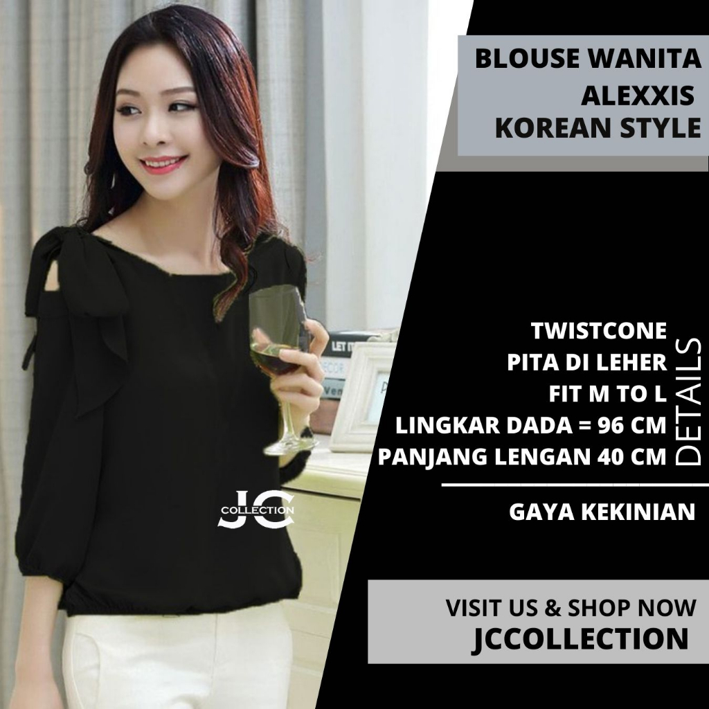 SALE PROMO Blouse Wanita Korea Style - JCCollections