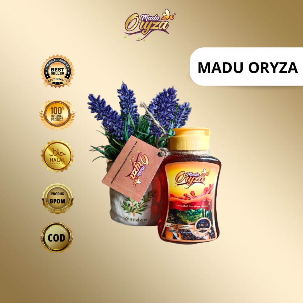 

Madu Oryza Raw Honey Murni Asli Original 100% Premium Lebah Hutan Flora Liar 250 ml B Erl Cosmetics