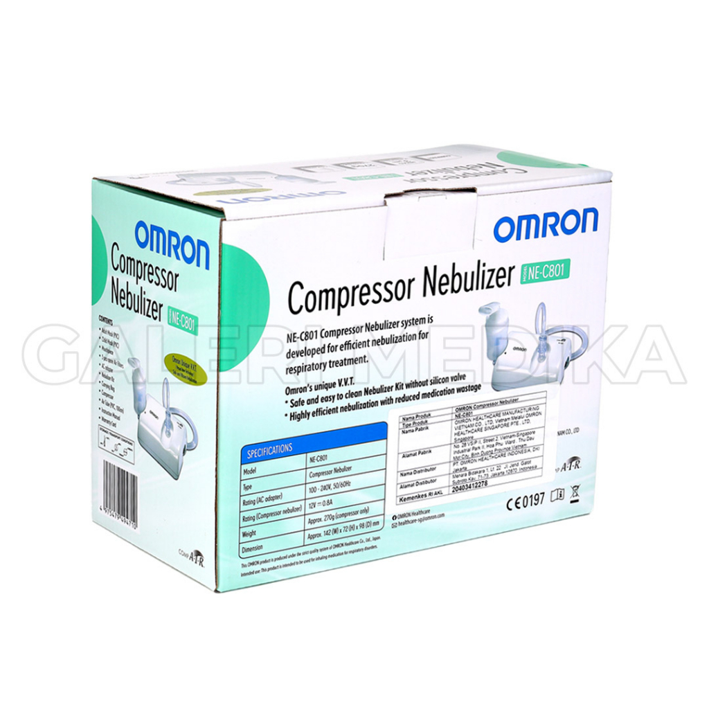 Omron Nebulizer NE-C801 / NEC801 / NE C 801 - Alat Uap Anak dan Dewasa