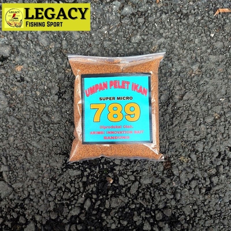 Umpan Pelet Ikan 789 Halus 100gr