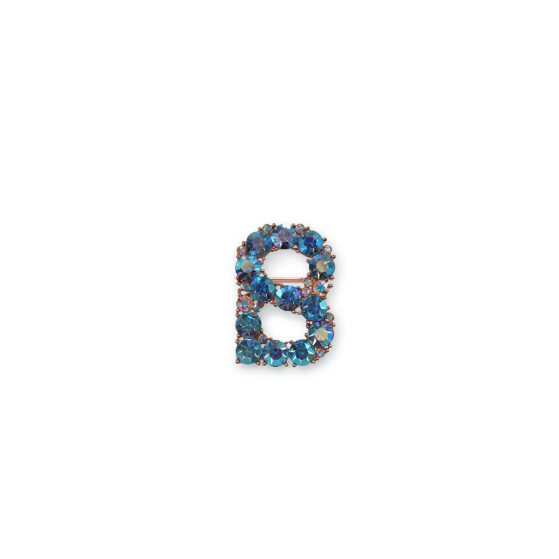 Buttonscarves Orlin Brooch - Blue