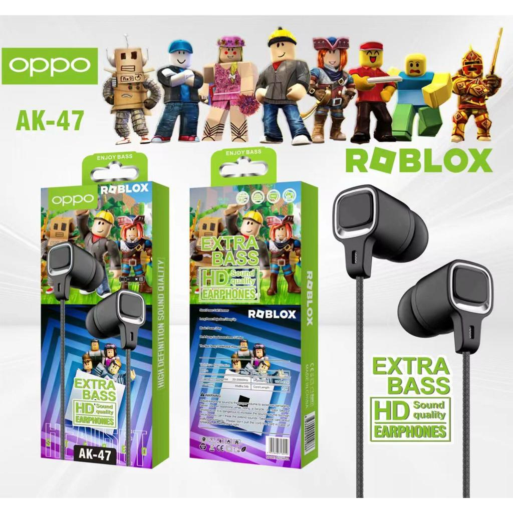 sale cuci gudang handsfree Gaming ROBLOX AK-47 Extra Bass earphone Universal Android Smartphone BY SMOLL