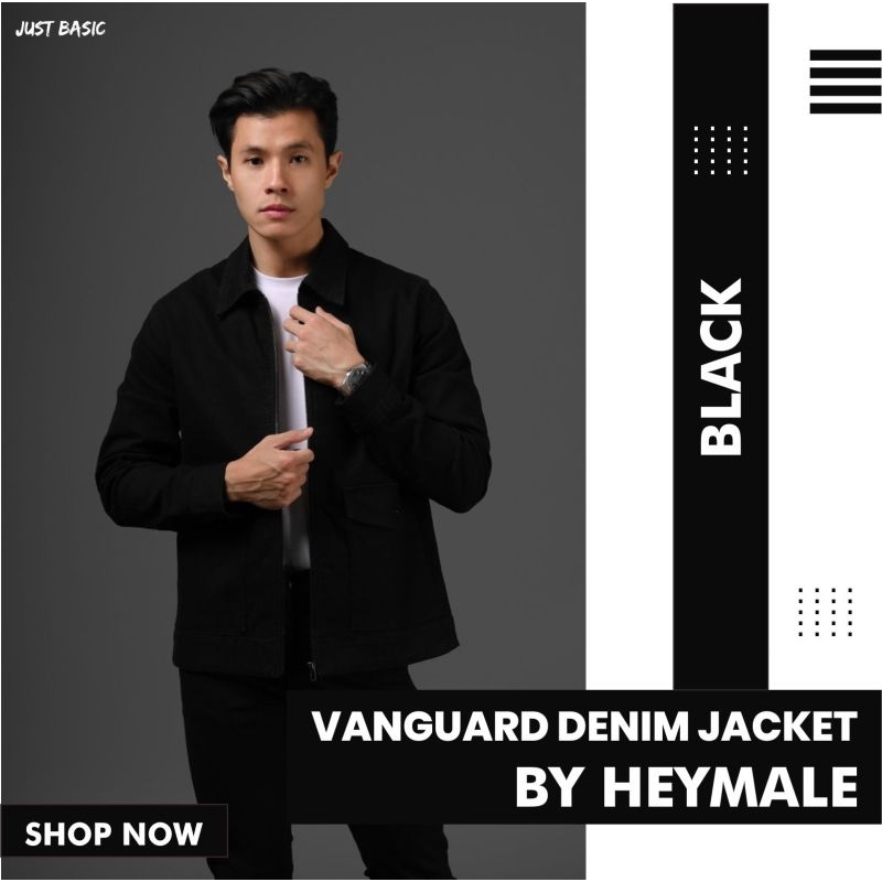 VANGUARD DENIM JACKET ORIGINAL BY HEYMALE MALE ID