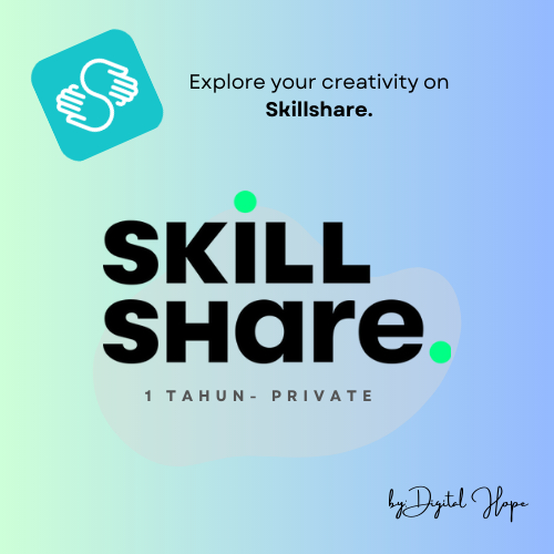Skillshare Premium 1 Tahun Private Murah Bergaransi