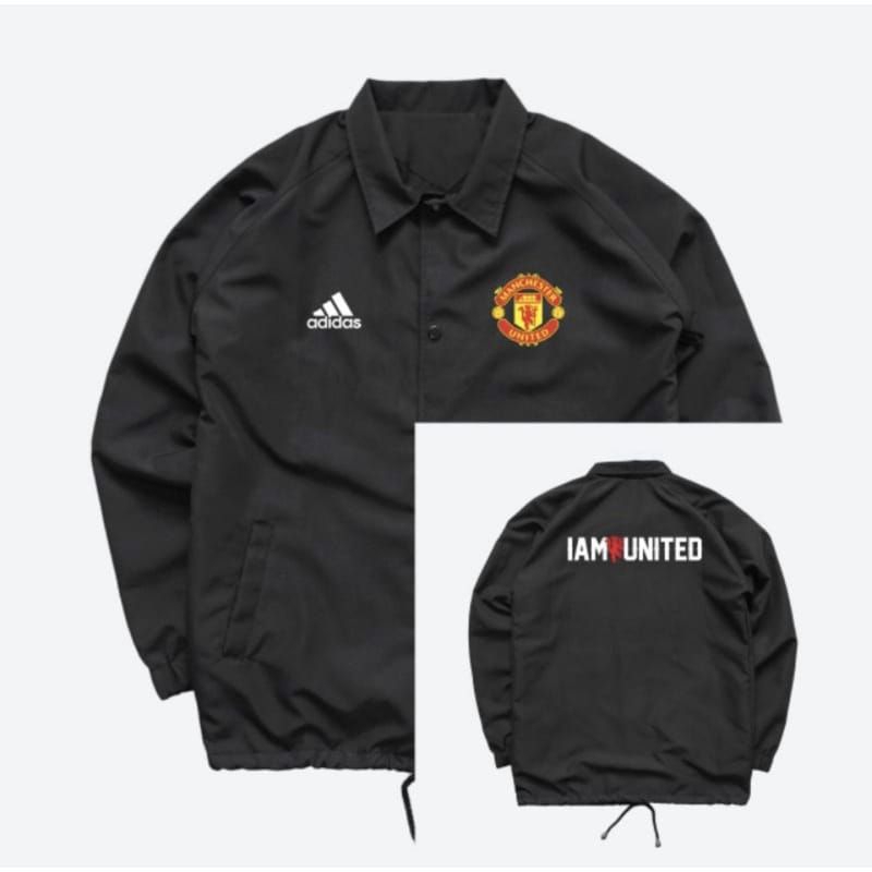 COACH JACKET MANCHESTER UNITED BAHAN PARASUT