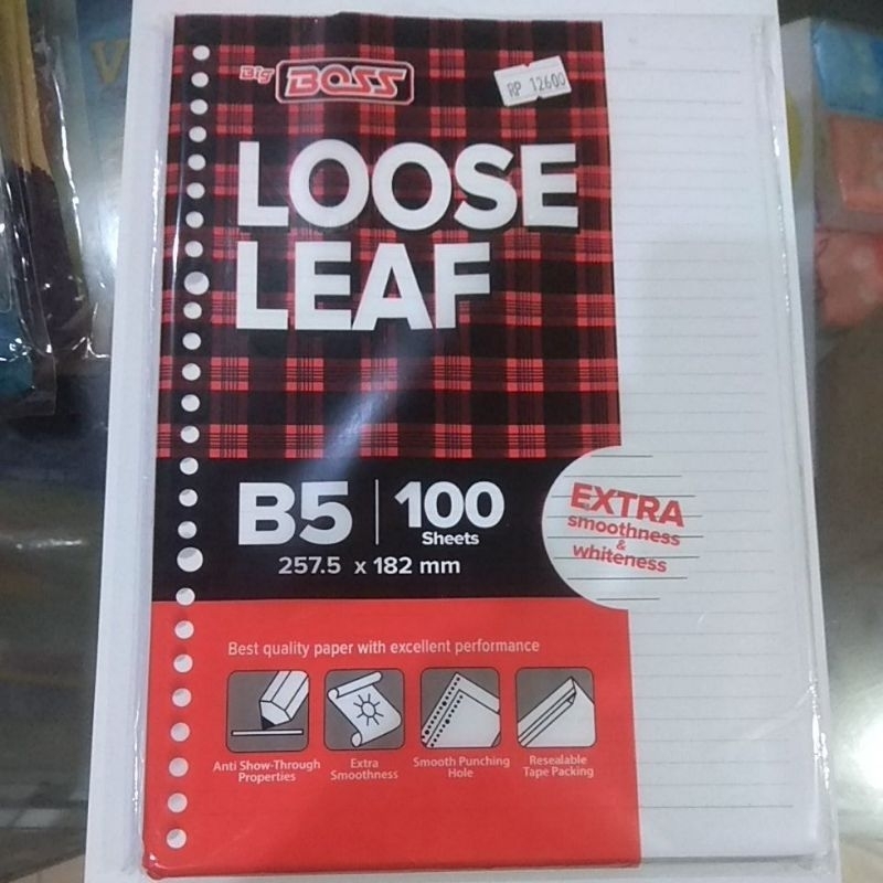 

Loose leaf B5 BIG Boss