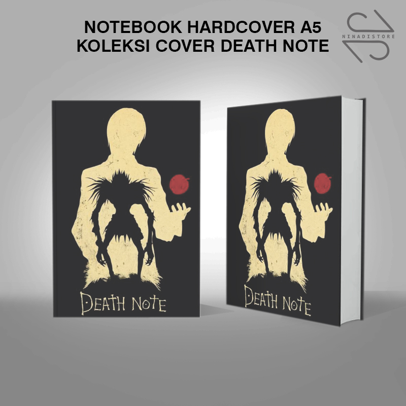 

Buku Ukuran a5 Pocket Book/Notebook Hardcover A5 isi polos dan garis Gambar cover death note