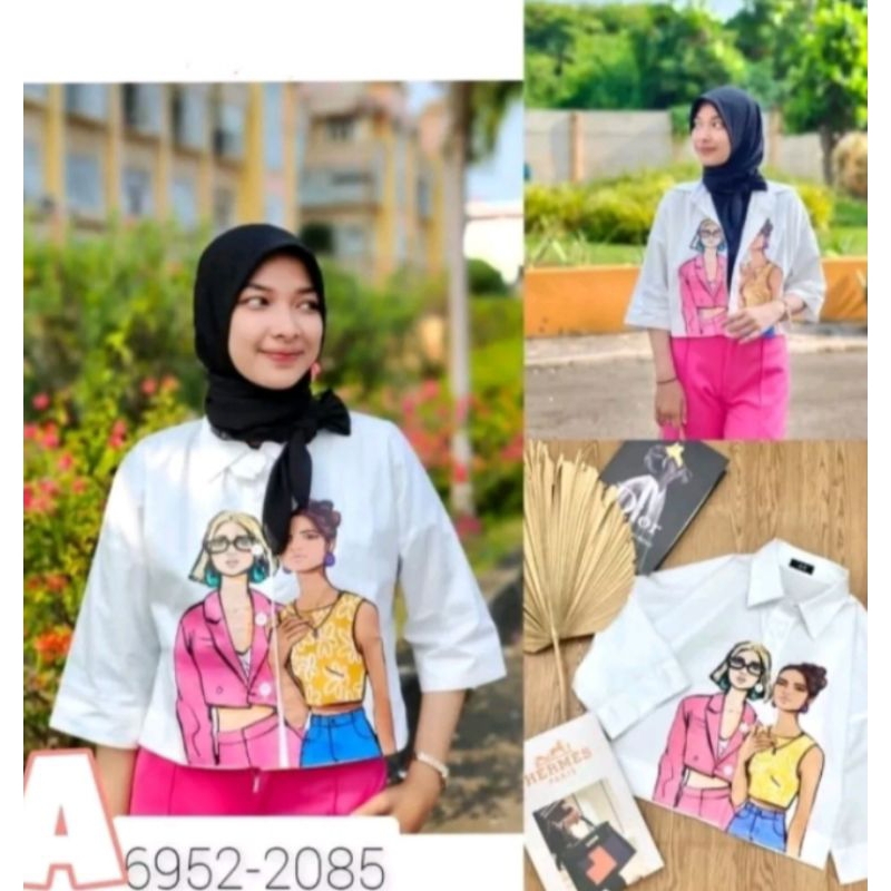 Kemeja KOREA kemeja wanita atasan wanita baju kemeja casual wanita remaja ataupun cewek