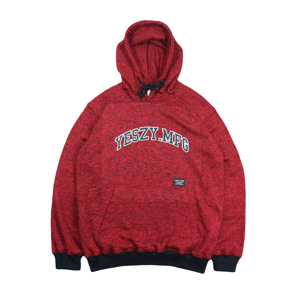 YESZY.MFG Almighty F BW Red Twotone Hoodie