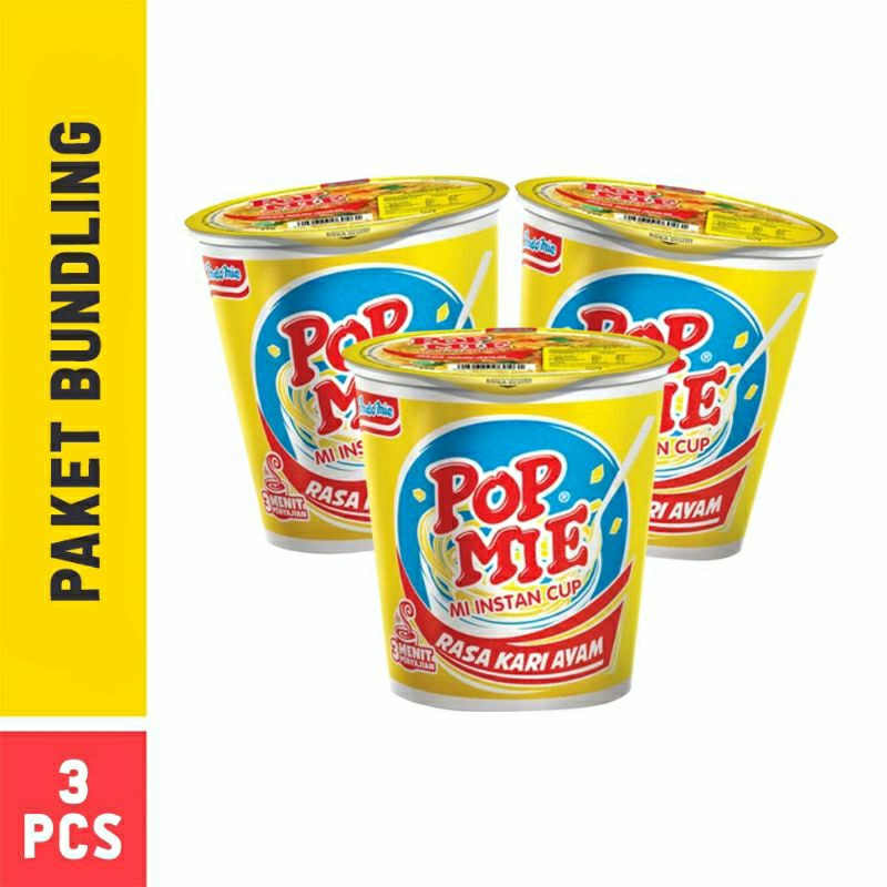 

Pop Mie Rasa kari 3 pcs 75 gram