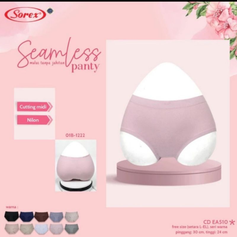 Celana dalam wanita seamless Sorex EA510