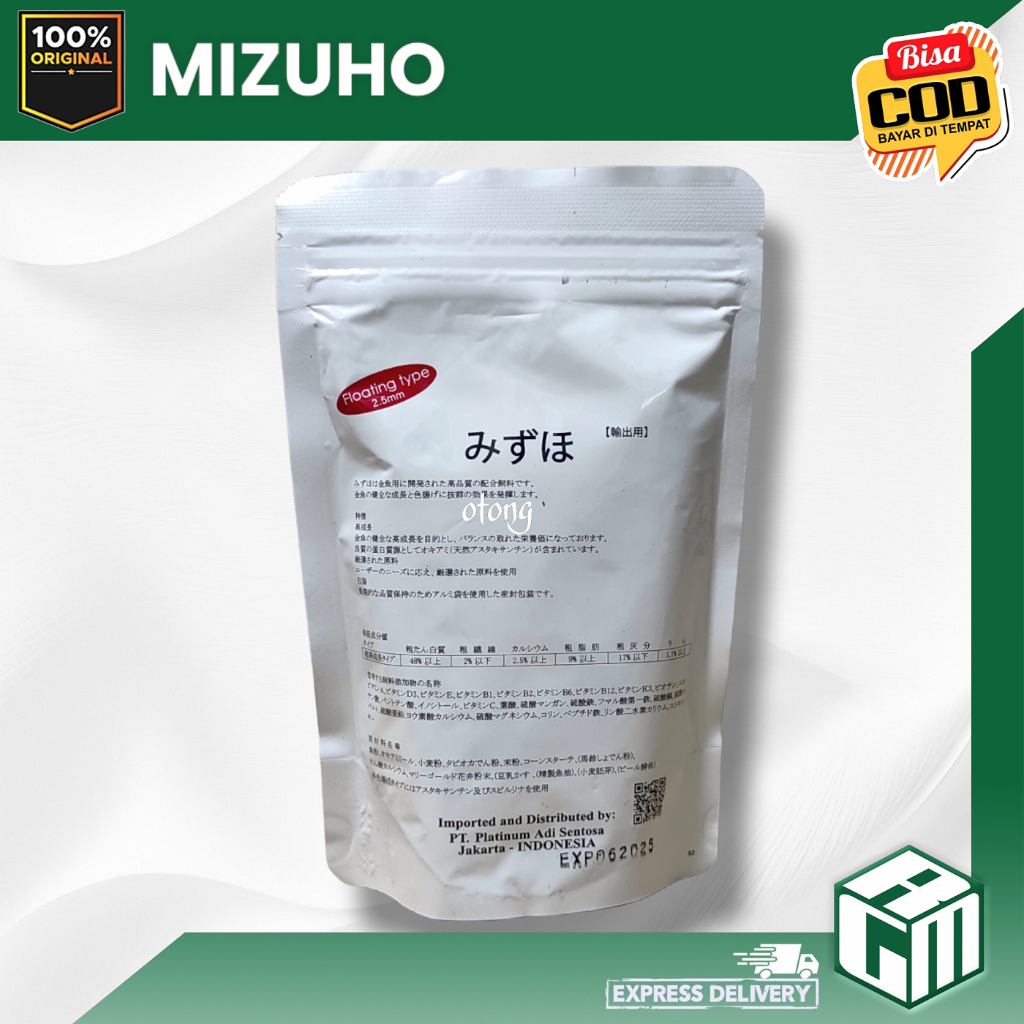 MIZUHO floating sinking makanan pakan pelet ikan mas koki goldfish