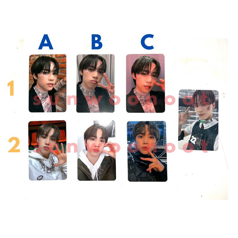 PHOTOCARD SUNWOO ERIC MAVERICK