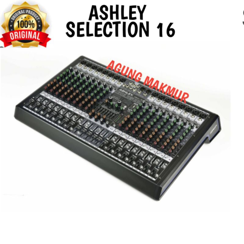MIXER AUDIO ASHLEY SELECTION 16 ORIGINAL 16 CHANNEL