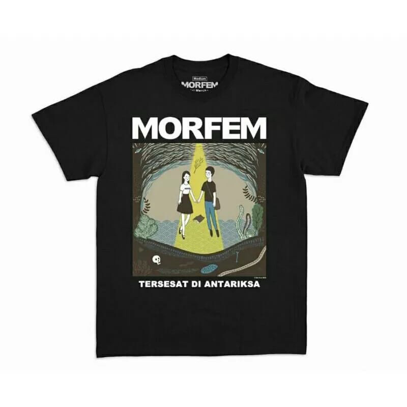 Morfem - Tersesat Di Antariksa - Tshirt Morfem Kaos Band Morfem Tersesat / Tshirt